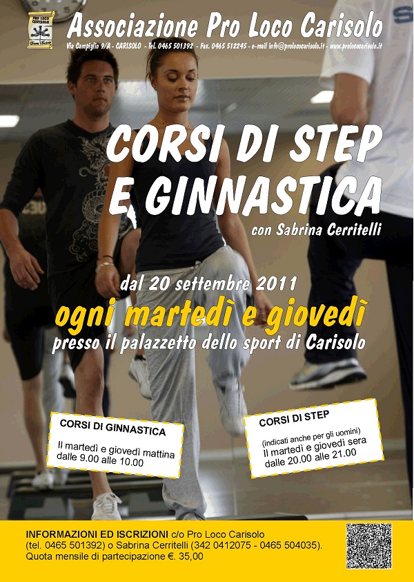 Da Settembre Corsi Di Ginnastica E Step Campane Di Pinzolo It