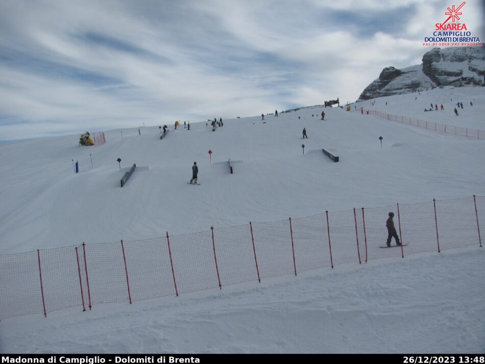 Ecco Le Immagini In Diretta Delle Piste Della Skiarea Campiglio