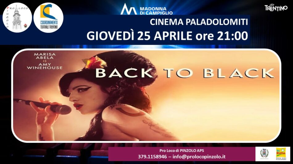 Cinema A Pinzolo Back To Black Gioved Aprile Ore Campane