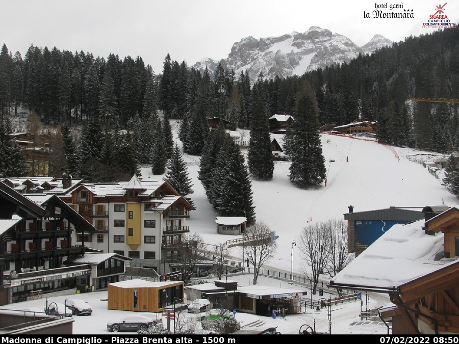 La Neve Torna A Cadere Sulla Skiarea Campiglio Campane Di Pinzoloit